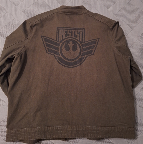 Disney Galaxys Edge Resistance Bomber Jacket Adult Extra Large - Picture 2 of 3